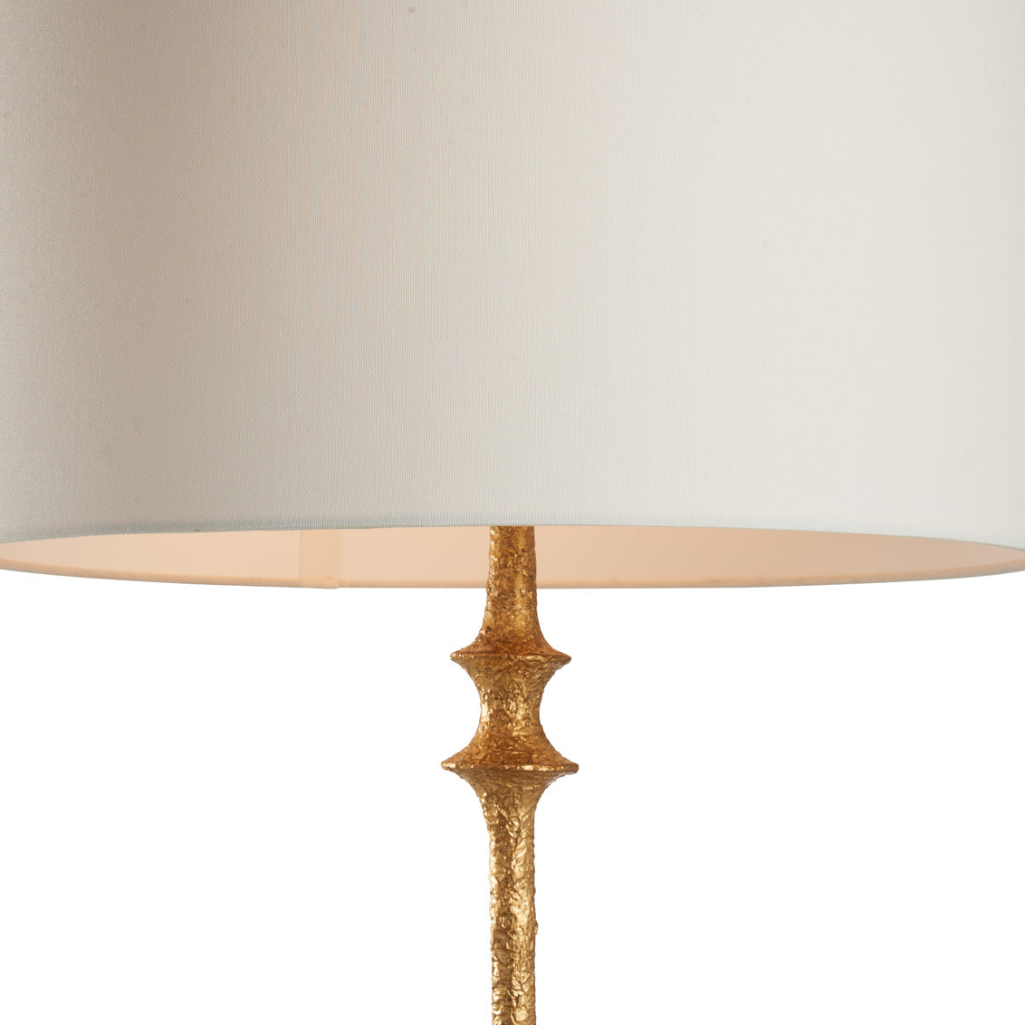 Gia Resin Gold Floor Lamp-Floor Lamps-Chelsea House-LOOMLAN