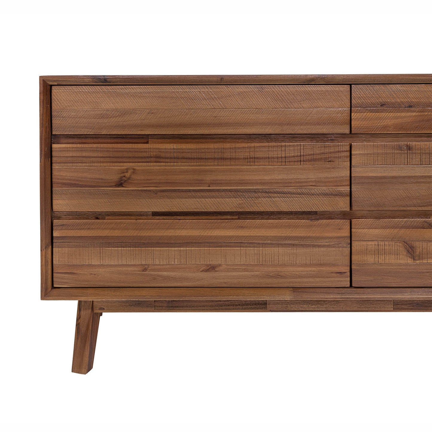 Gia Six Drawers Wood Dresser-Dressers-LH Imports-LOOMLAN