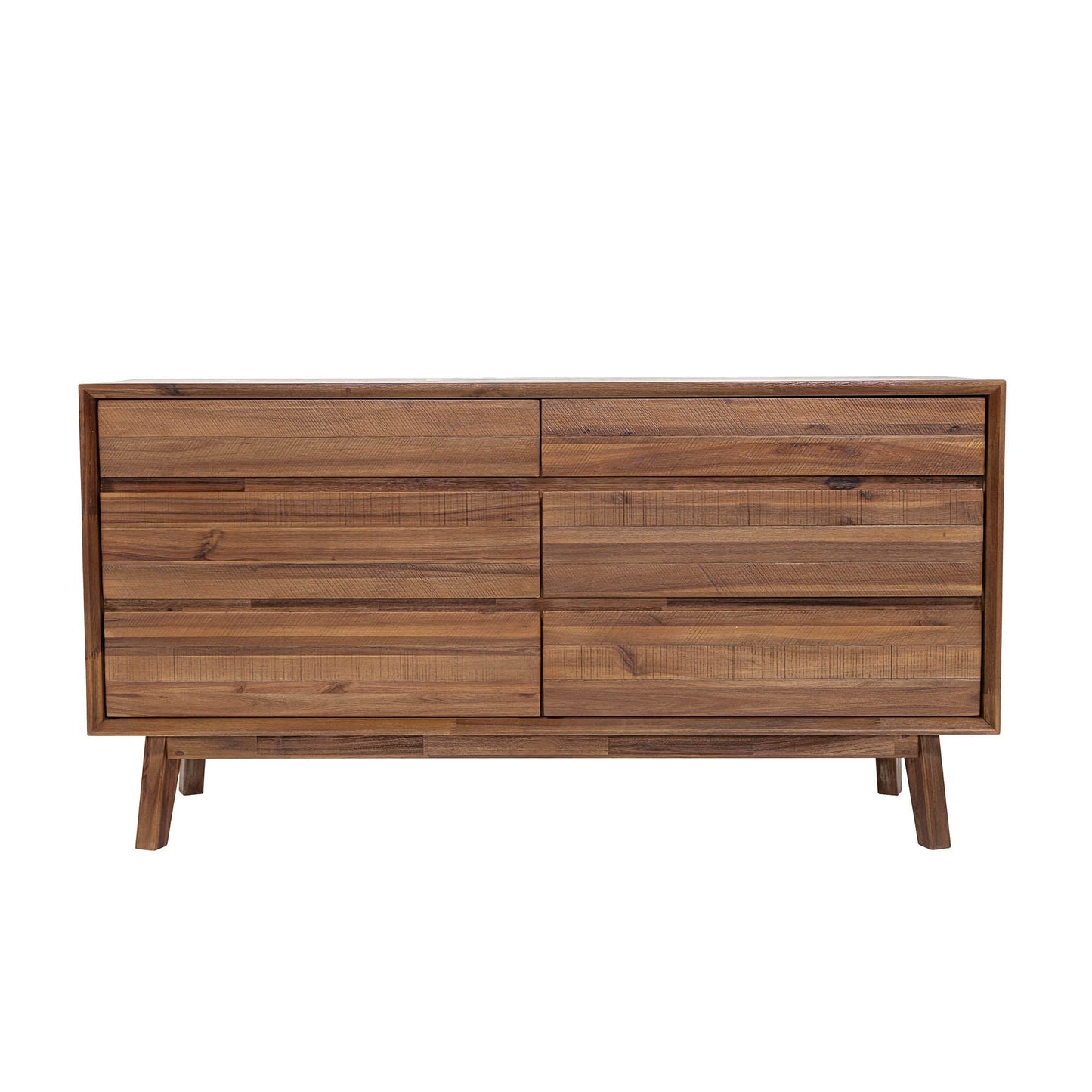 Gia Six Drawers Wood Dresser-Dressers-LH Imports-LOOMLAN
