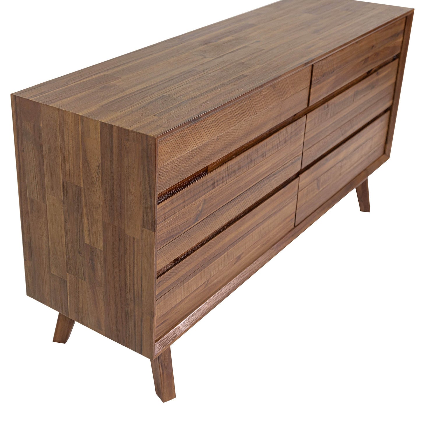 Gia Six Drawers Wood Dresser-Dressers-LH Imports-LOOMLAN