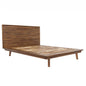 Gia Solid Wooden Brown Bed
