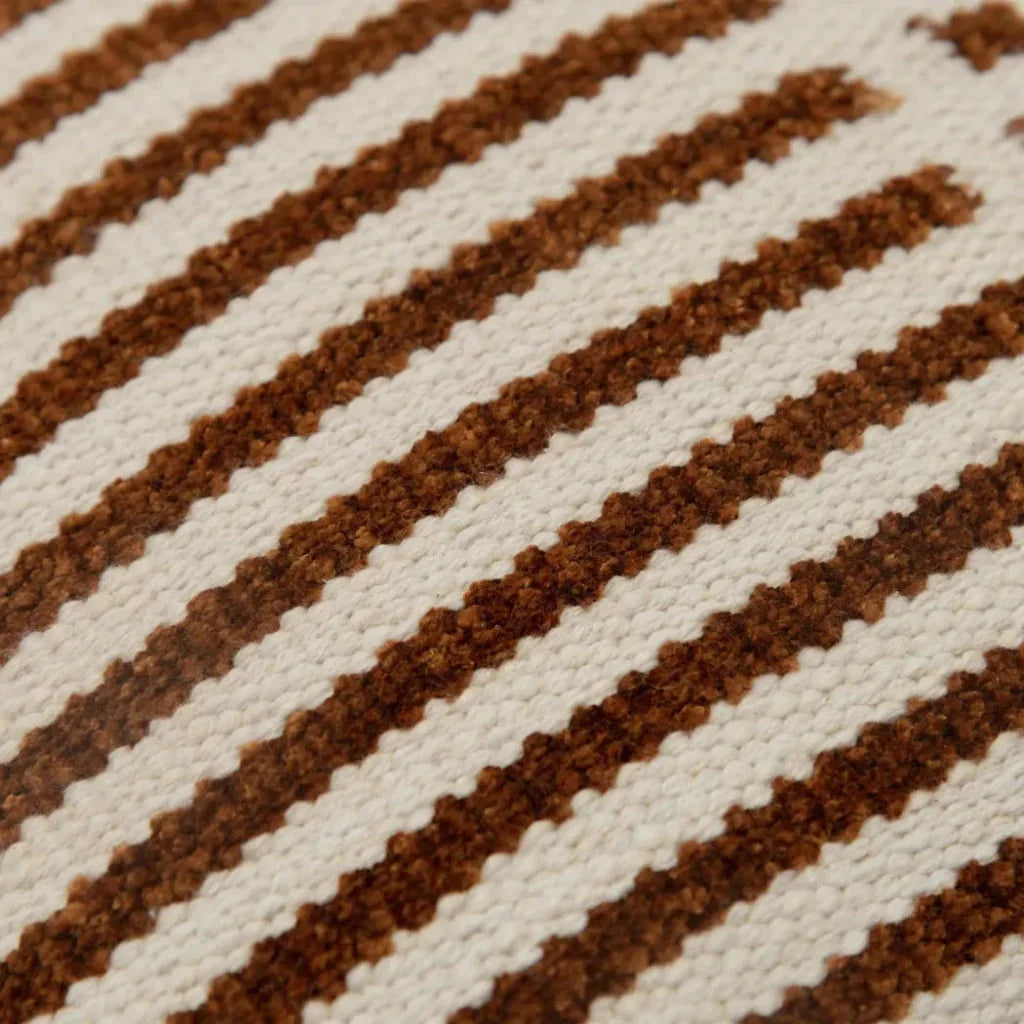 Gia Striped Decorative Lumbar Pillow For Chair - LOOMLAN - LOOMLAN - Throw Pillows