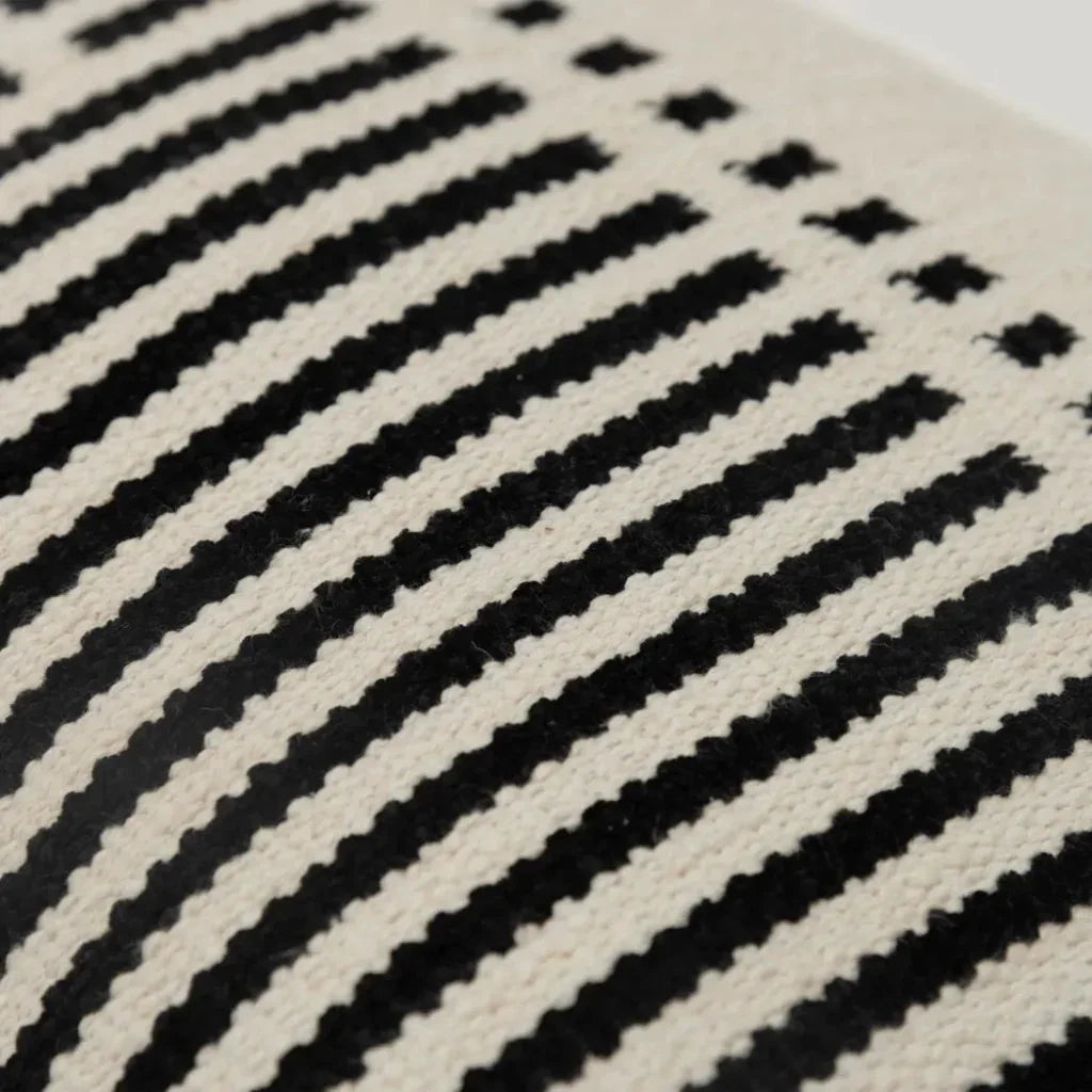 Gia Striped Decorative Lumbar Pillow For Chair - LOOMLAN - LOOMLAN - Throw Pillows