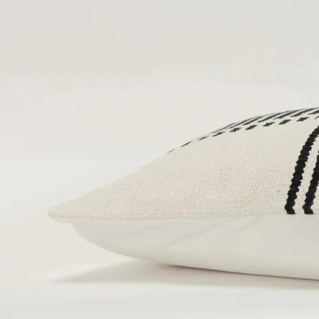 Gia Striped Decorative Lumbar Pillow For Chair - LOOMLAN - LOOMLAN - Throw Pillows