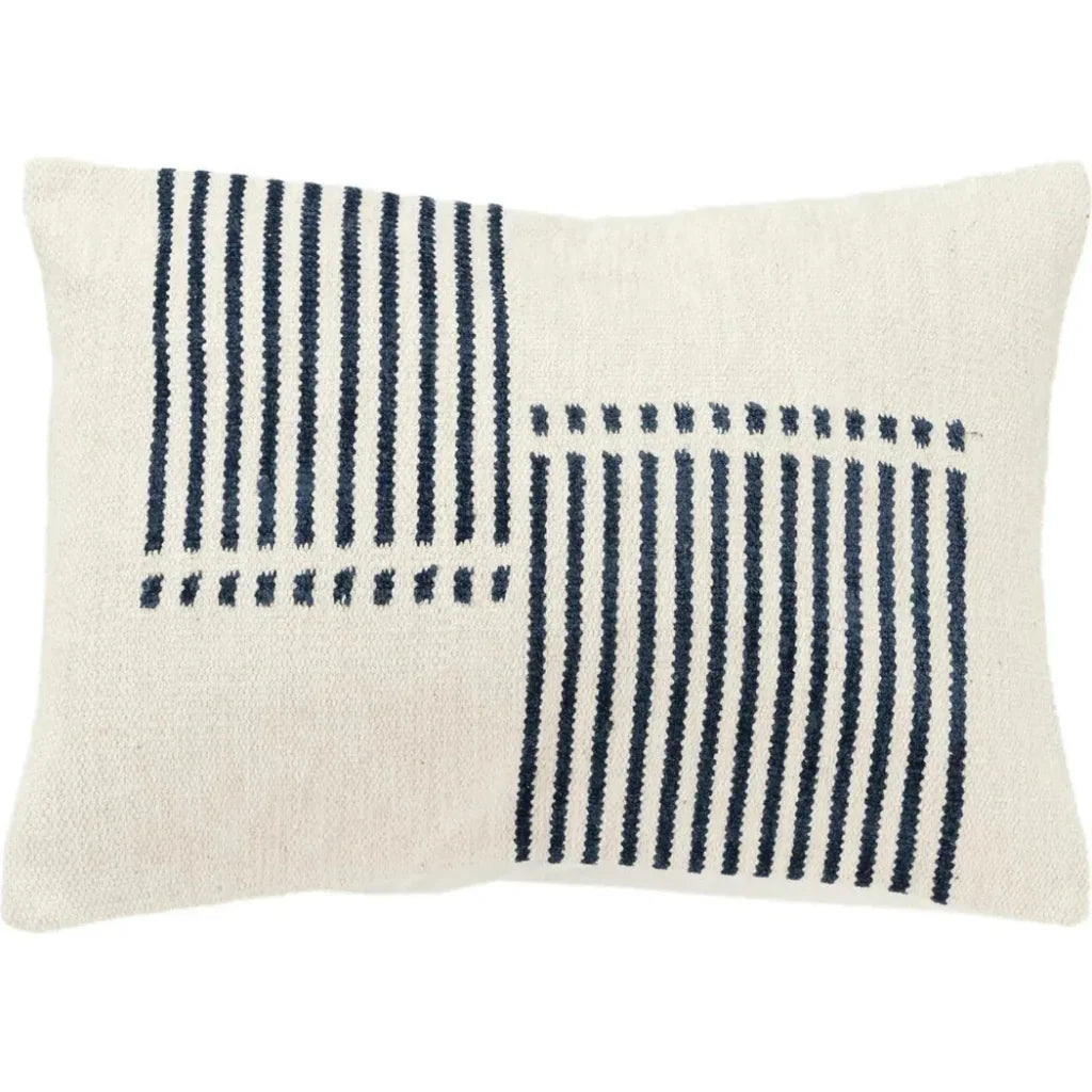 Gia Striped Decorative Lumbar Pillow For Chair - LOOMLAN - LOOMLAN - Throw Pillows