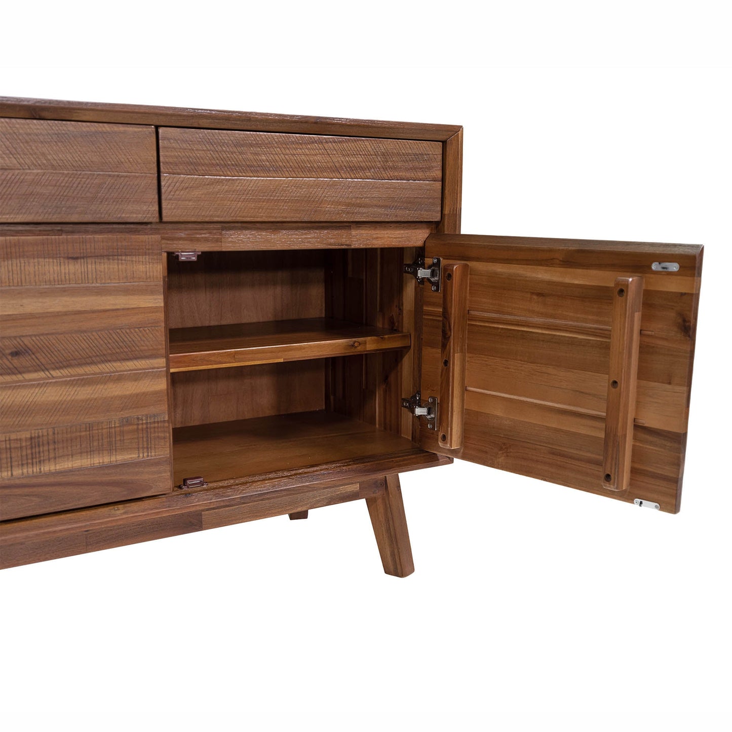 Gia Three Drawers Wood Sideboard