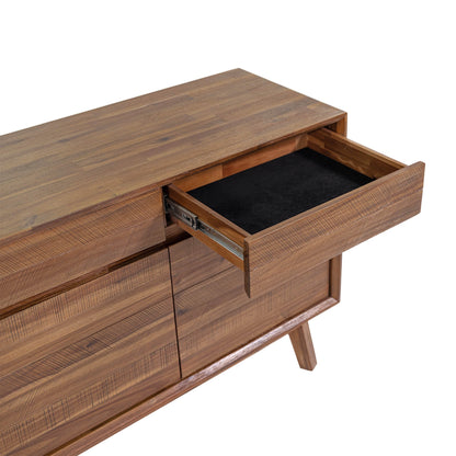 Gia Three Drawers Wood Sideboard