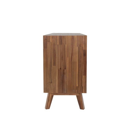 Gia Three Drawers Wood Sideboard