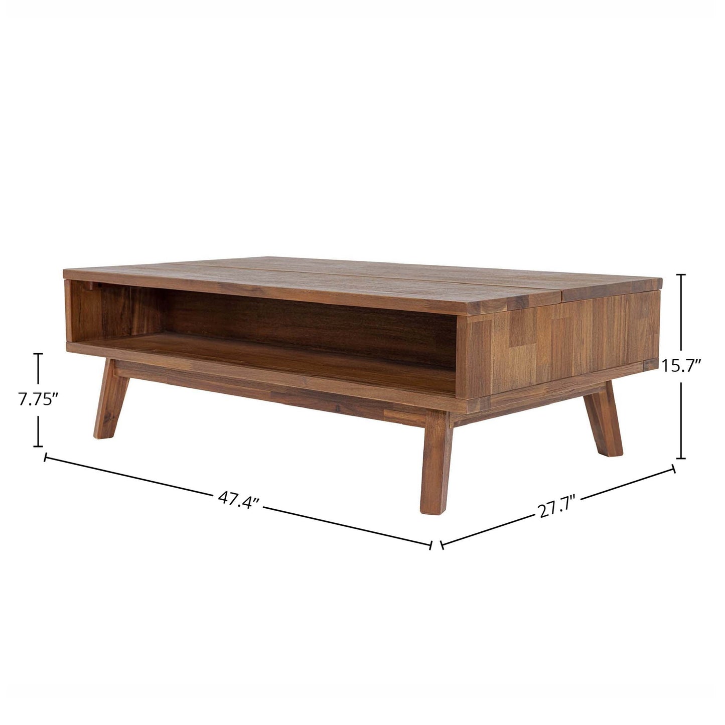 Gia Wood Coffee Table with Lift Top