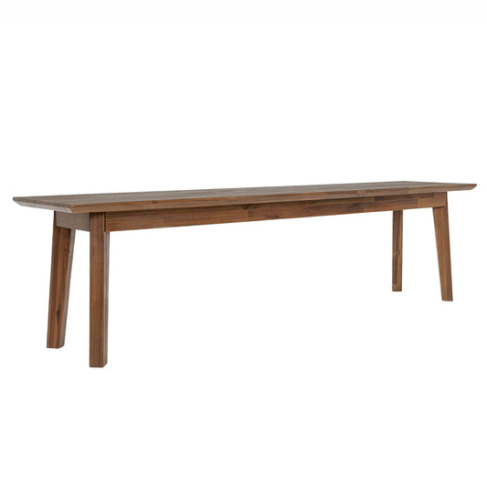 Gia Wooden Brown Dining Bench