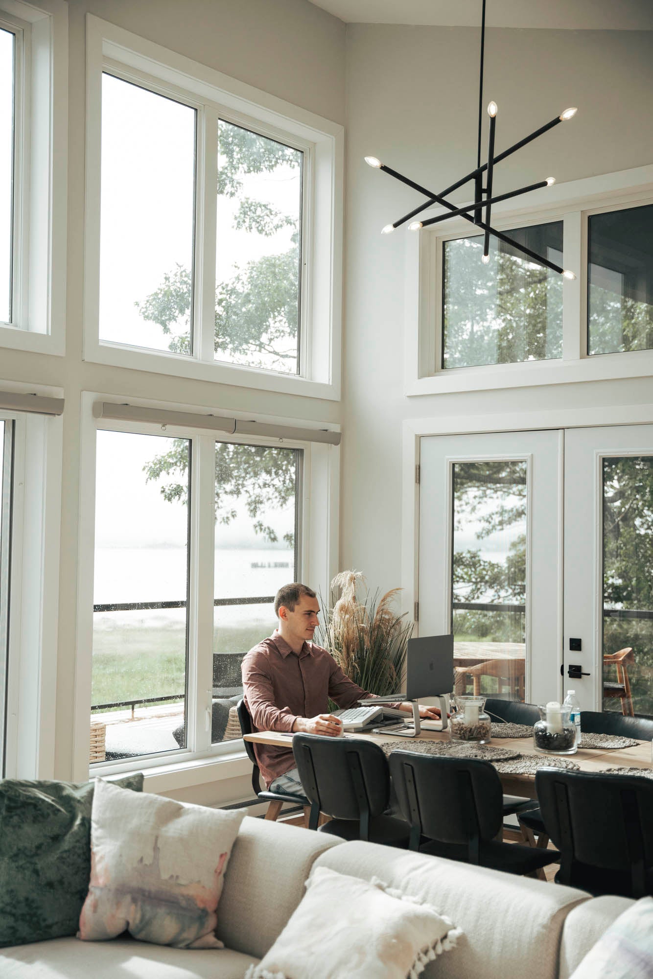 Gia Wooden Extendable Dining Table-Dining Tables-LH Imports-LOOMLAN