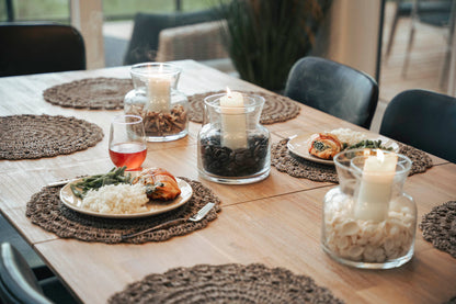 Gia Wooden Extendable Dining Table-Dining Tables-LH Imports-LOOMLAN