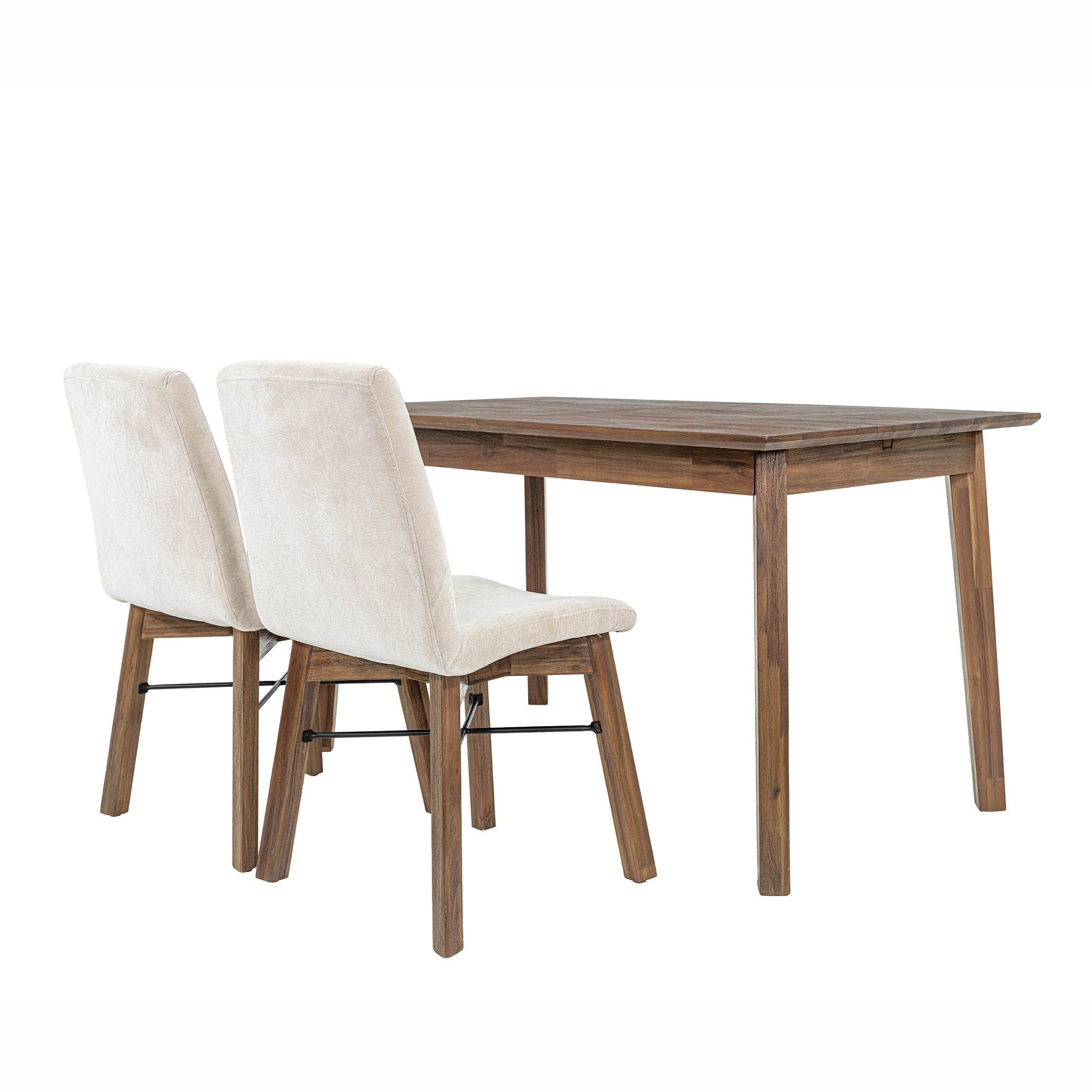 Gia Wooden Extendable Dining Table-Dining Tables-LH Imports-LOOMLAN