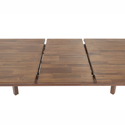 Gia Wooden Extendable Dining Table-Dining Tables-LH Imports-LOOMLAN