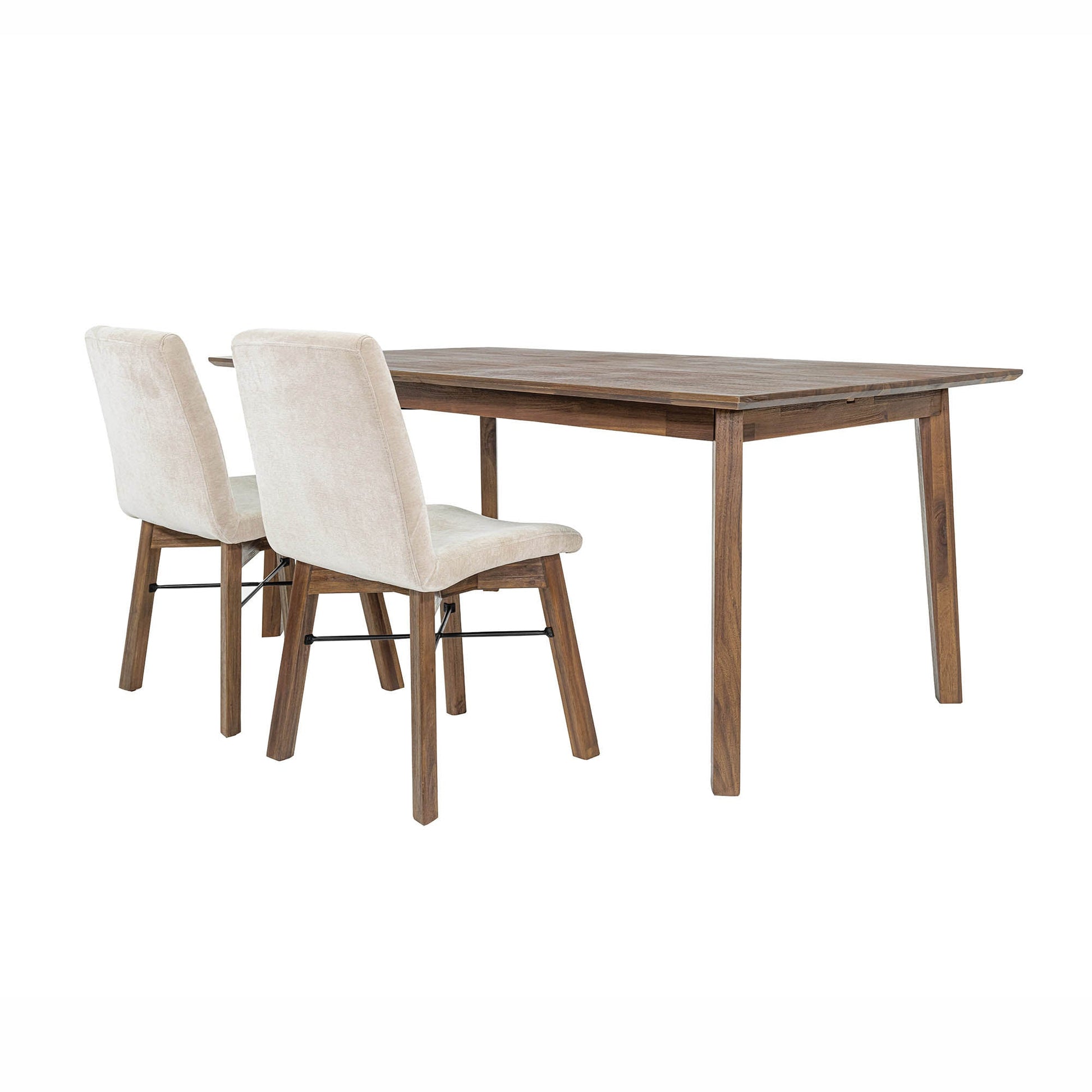 Gia Wooden Extendable Dining Table-Dining Tables-LH Imports-LOOMLAN