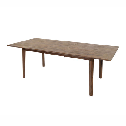 Gia Wooden Extendable Dining Table-Dining Tables-LH Imports-LOOMLAN