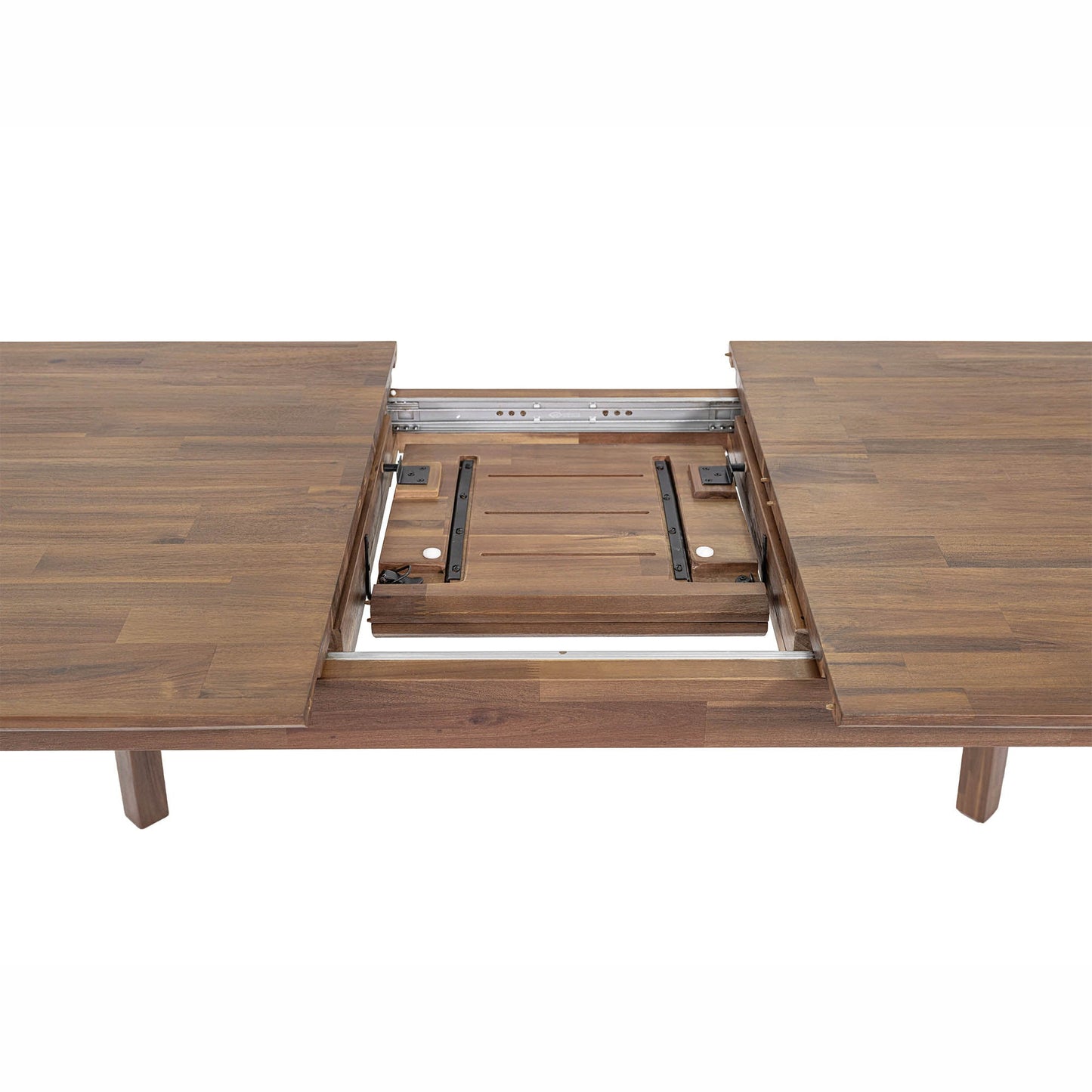 Gia Wooden Extendable Dining Table-Dining Tables-LH Imports-LOOMLAN