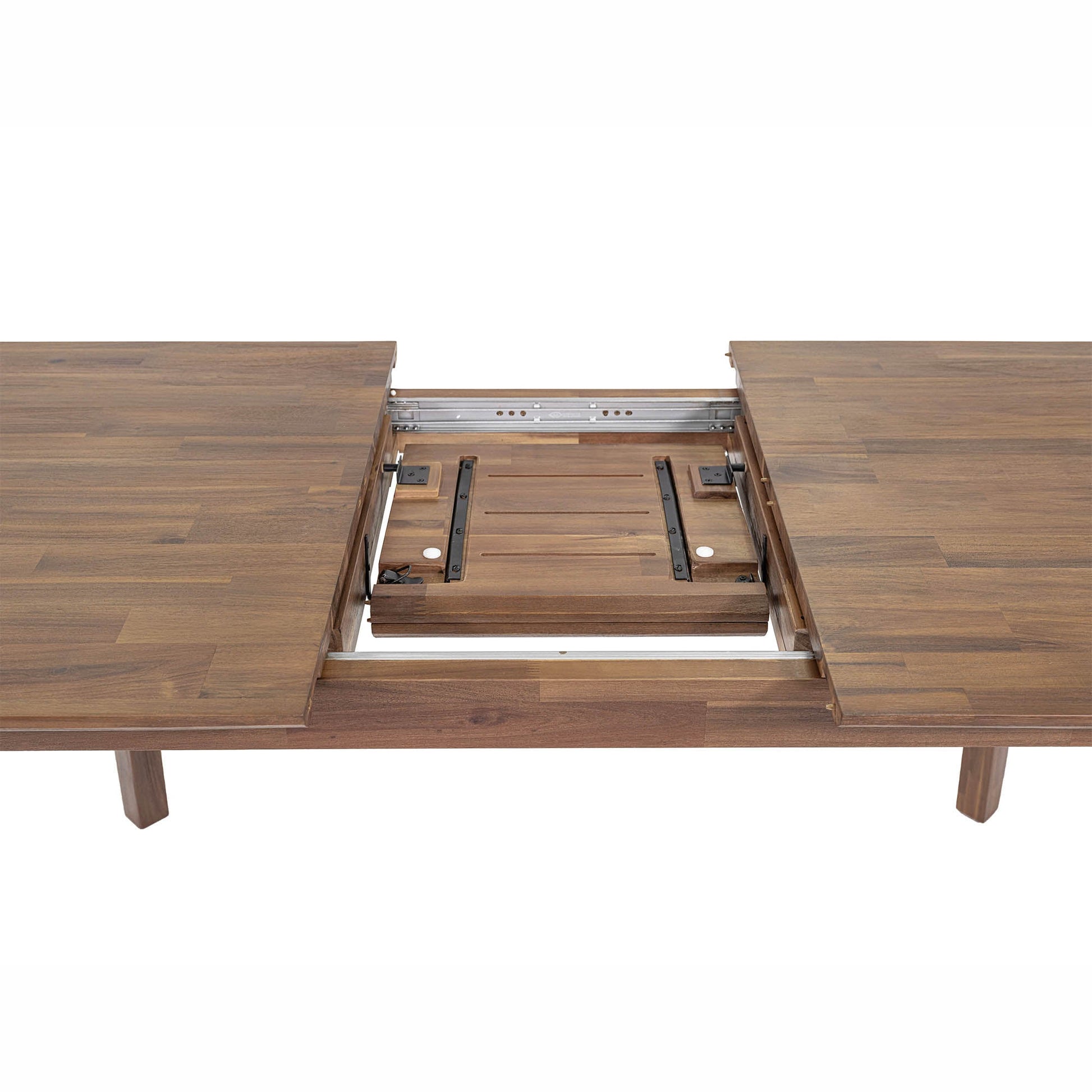 Gia Wooden Extendable Dining Table-Dining Tables-LH Imports-LOOMLAN