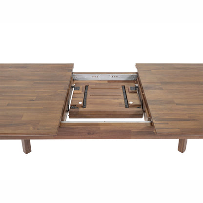Gia Wooden Extendable Dining Table-Dining Tables-LH Imports-LOOMLAN