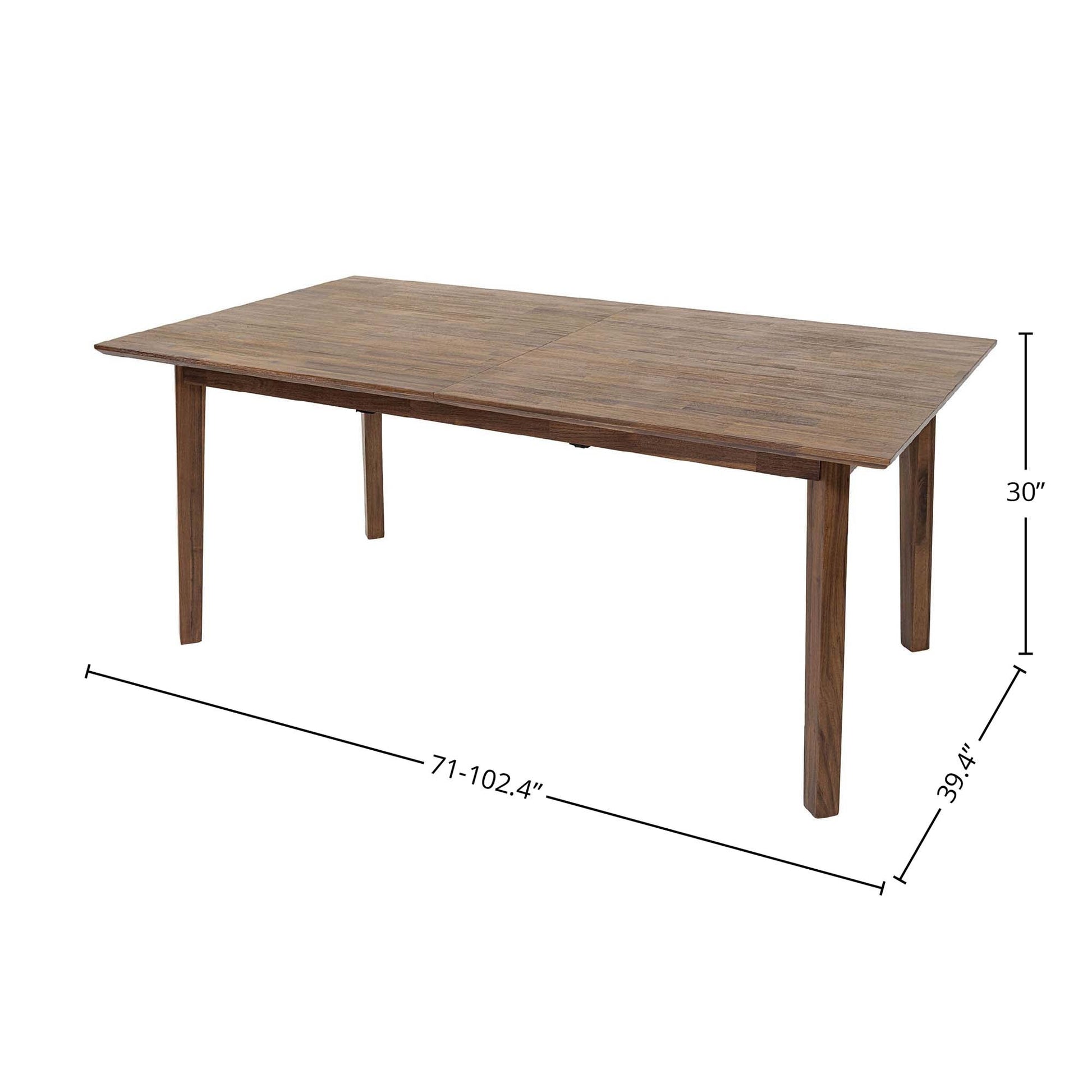 Gia Wooden Extendable Dining Table-Dining Tables-LH Imports-LOOMLAN