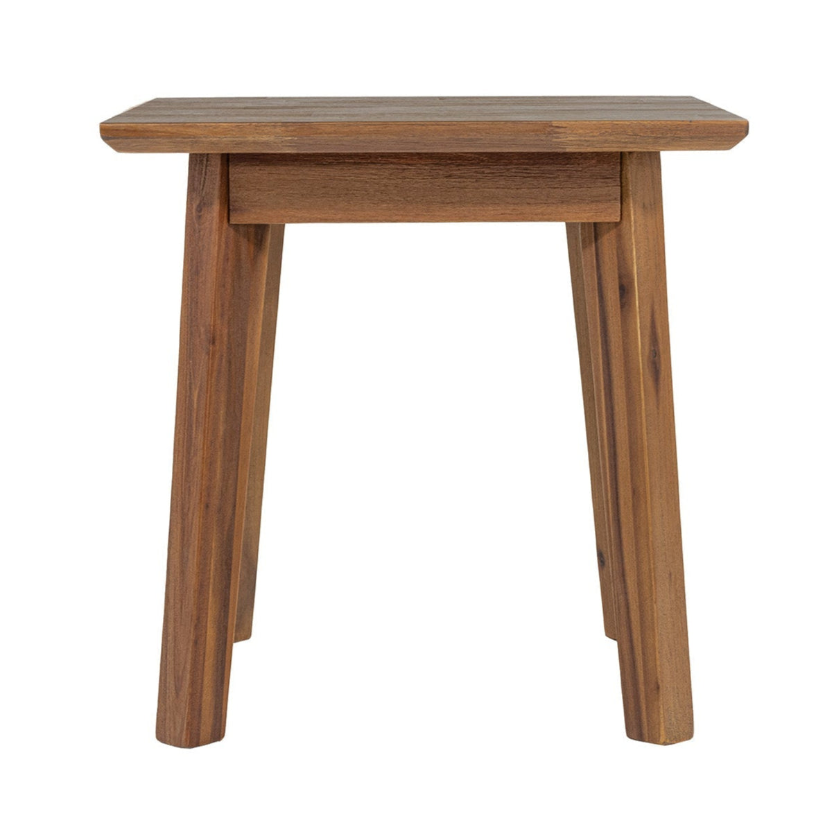 Gia Wooden Square Side Table