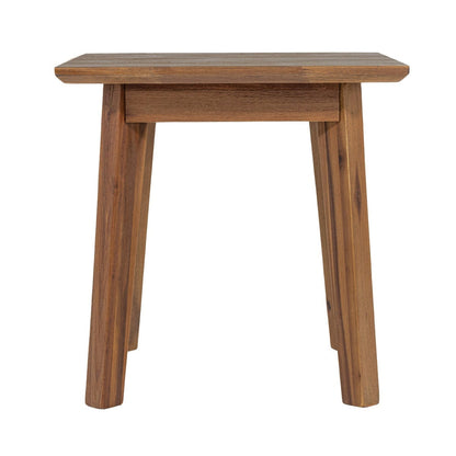 Gia Wooden Square Side Table