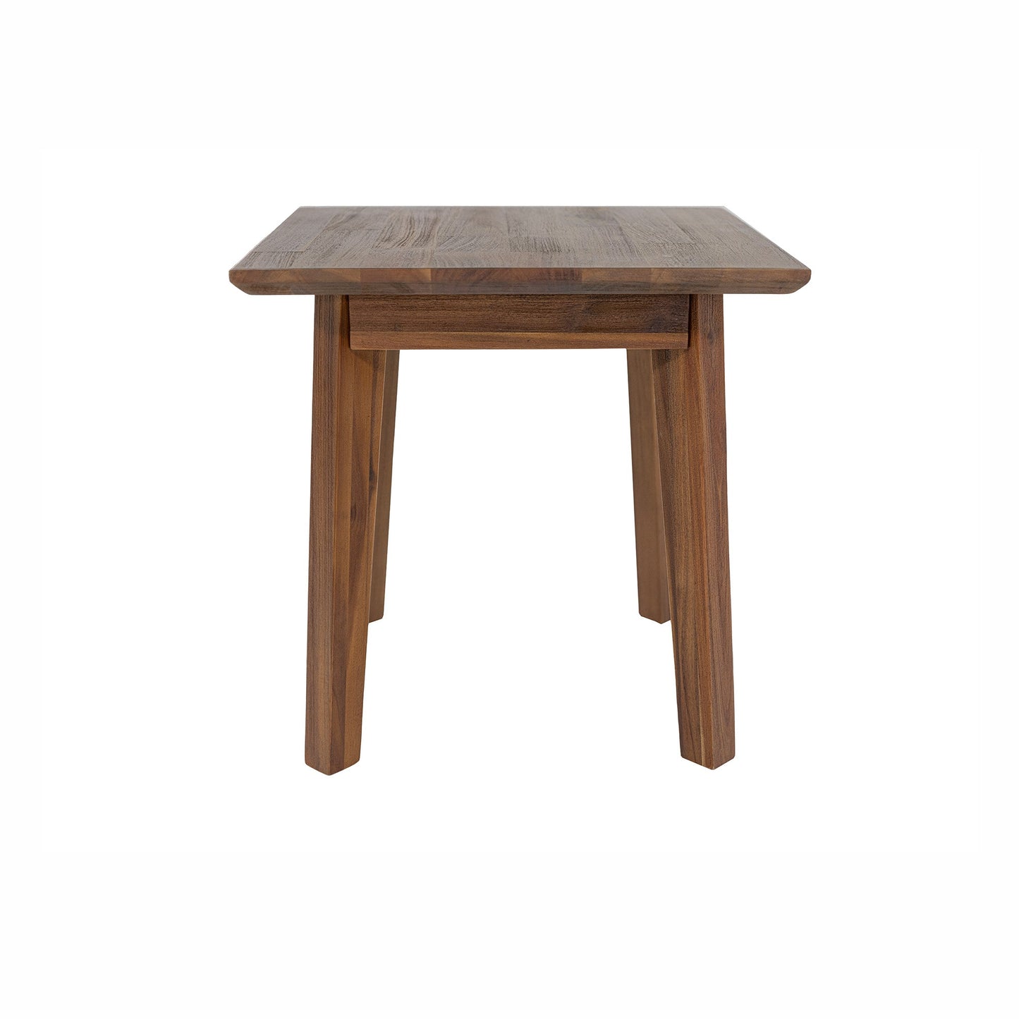 Gia Wooden Square Side Table