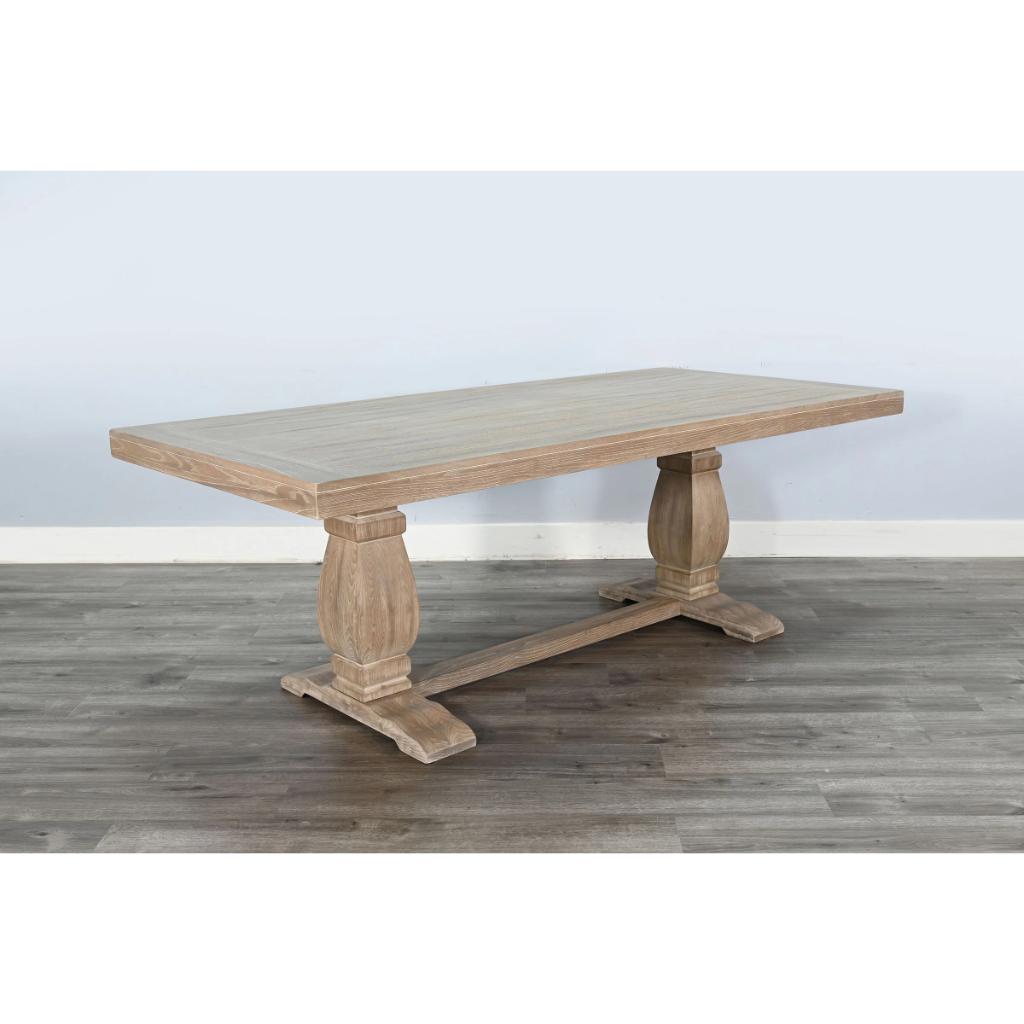 Gianna Wooden Rectangular Dining Table-Dining Tables-Sunny D-LOOMLAN