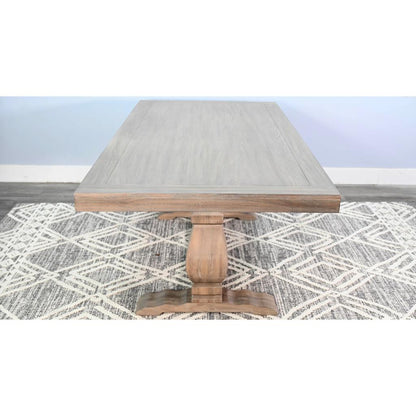 Gianna Wooden Rectangular Dining Table-Dining Tables-Sunny D-LOOMLAN