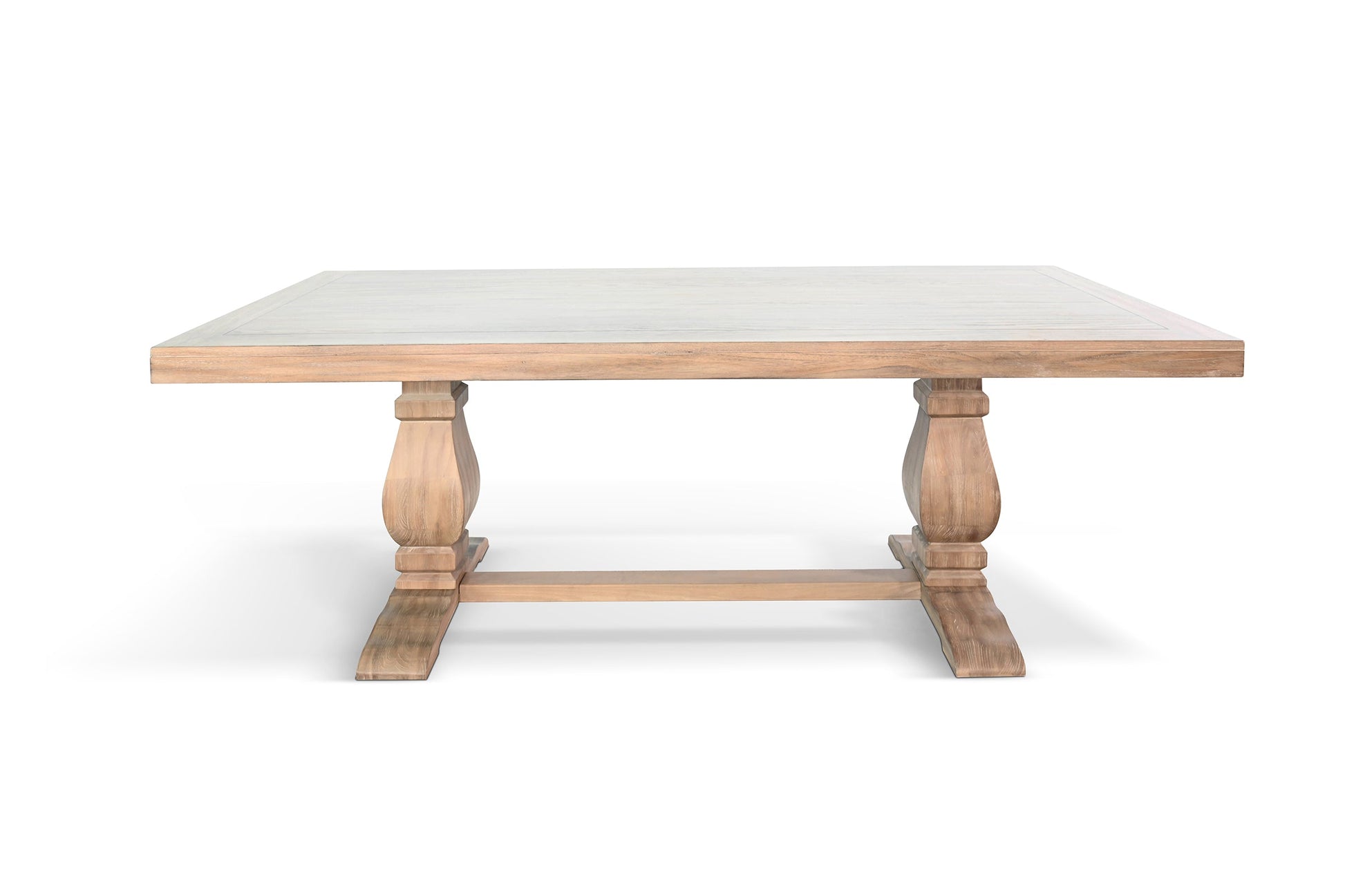 Gianna Wooden Rectangular Dining Table-Dining Tables-Sunny D-LOOMLAN