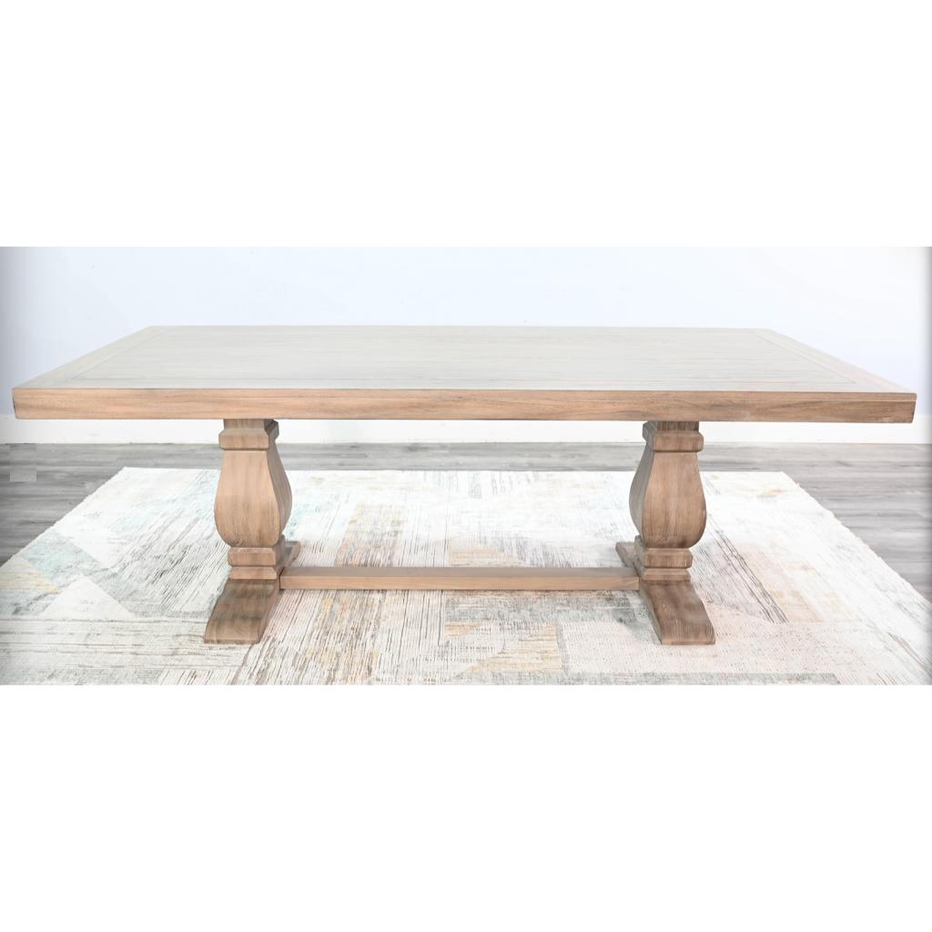 Gianna Wooden Rectangular Dining Table-Dining Tables-Sunny D-LOOMLAN