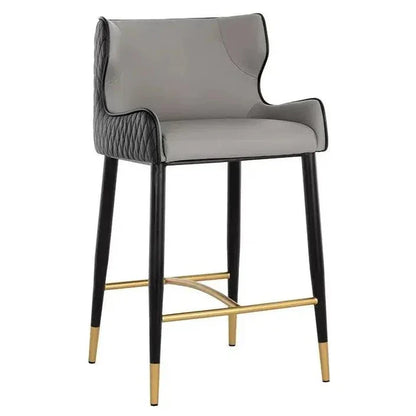 Gianni Leather Counter Stool - LOOMLAN - SUNPAN - Counter Stools
