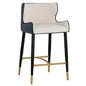 Gianni Leather Counter Stool - LOOMLAN - SUNPAN - Counter Stools
