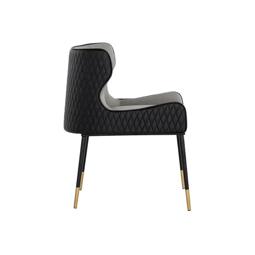 Gianni Leather Dining Chair - LOOMLAN - SUNPAN - Dining Chairs