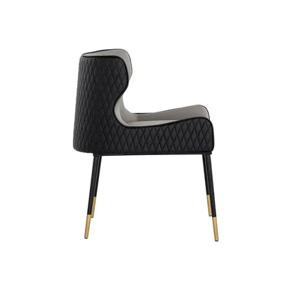 Gianni Leather Dining Chair - LOOMLAN - SUNPAN - Dining Chairs