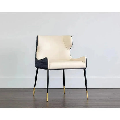 Gianni Leather Dining Chair - LOOMLAN - SUNPAN - Dining Chairs