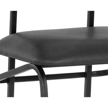 Gibbons Leather Unique Barstool - LOOMLAN - SUNPAN - Bar Stools