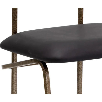 Gibbons Leather Unique Armless Dining Chair - LOOMLAN - SUNPAN - Dining Chairs