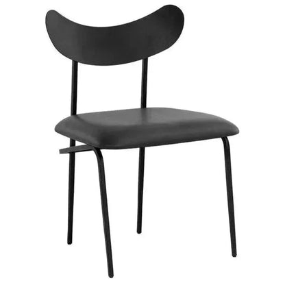 Gibbons Leather Unique Armless Dining Chair - LOOMLAN - SUNPAN - Dining Chairs