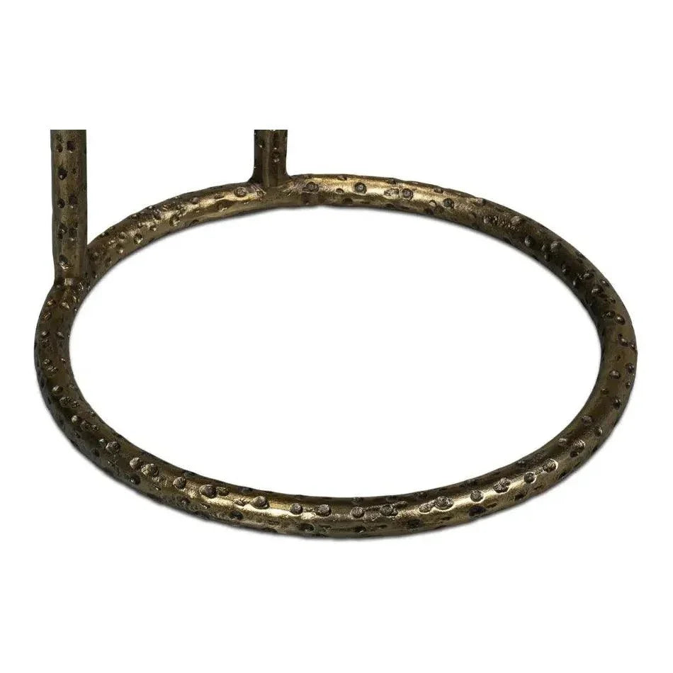 Gibson Round End Table - LOOMLAN - Sarreid - Side Tables