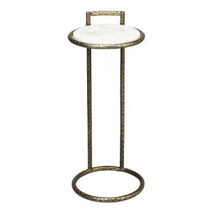 Gibson Round End Table - LOOMLAN - Sarreid - Side Tables