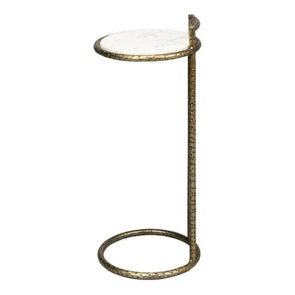Gibson Round End Table - LOOMLAN - Sarreid - Side Tables