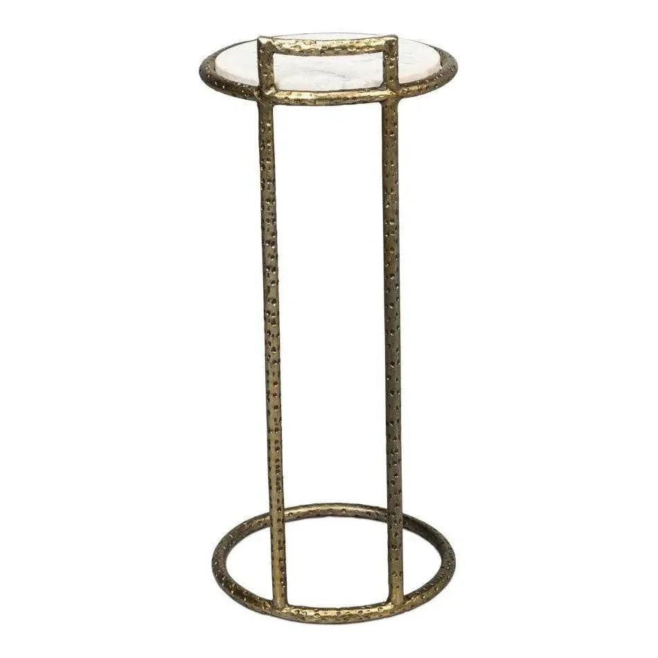 Gibson Round End Table - LOOMLAN - Sarreid - Side Tables