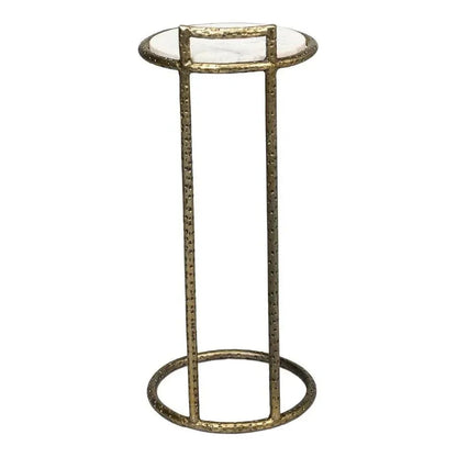 Gibson Round End Table - LOOMLAN - Sarreid - Side Tables