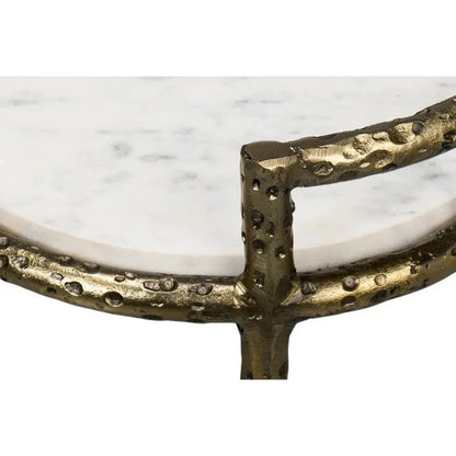 Gibson Round End Table - LOOMLAN - Sarreid - Side Tables