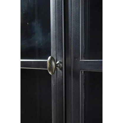 Gilborne Arched Iron Cabinet - LOOMLAN - Furniture Classics - Buffets & Curios