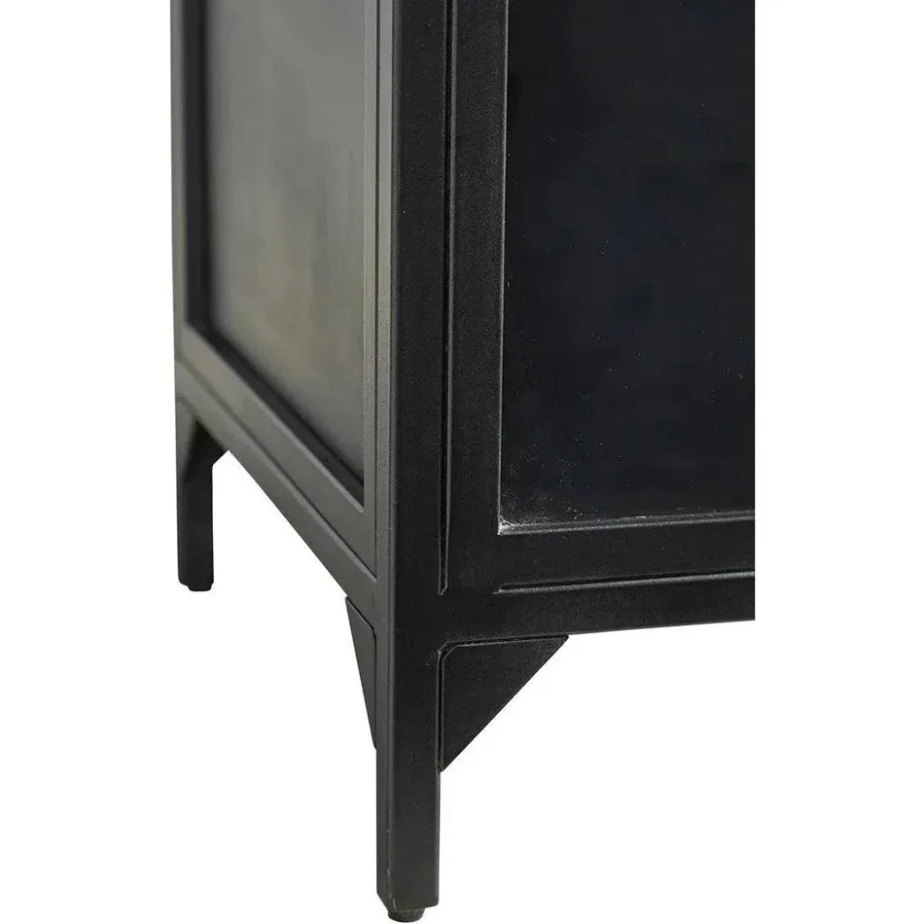 Gilborne Arched Iron Cabinet - LOOMLAN - Furniture Classics - Buffets & Curios