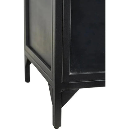 Gilborne Arched Iron Cabinet - LOOMLAN - Furniture Classics - Buffets & Curios