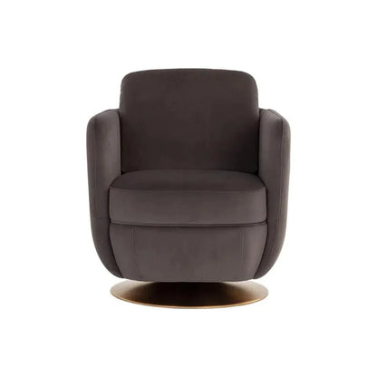 Gilley Fabric Swivel Lounge Chair - LOOMLAN - SUNPAN - Club Chairs