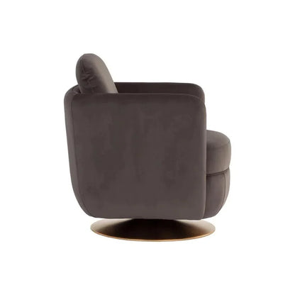 Gilley Fabric Swivel Lounge Chair - LOOMLAN - SUNPAN - Club Chairs